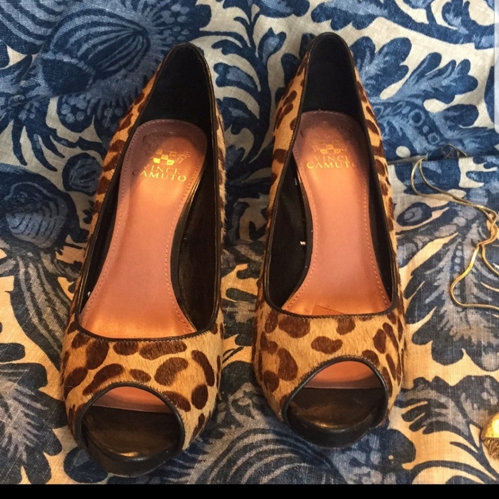 Vince Camuto Leopard Print Heels - image 2